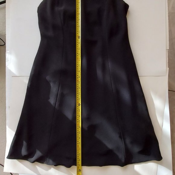 Black Halter-Style Petite Dress - Size 14P - Worn Once - Picture 7 of 8